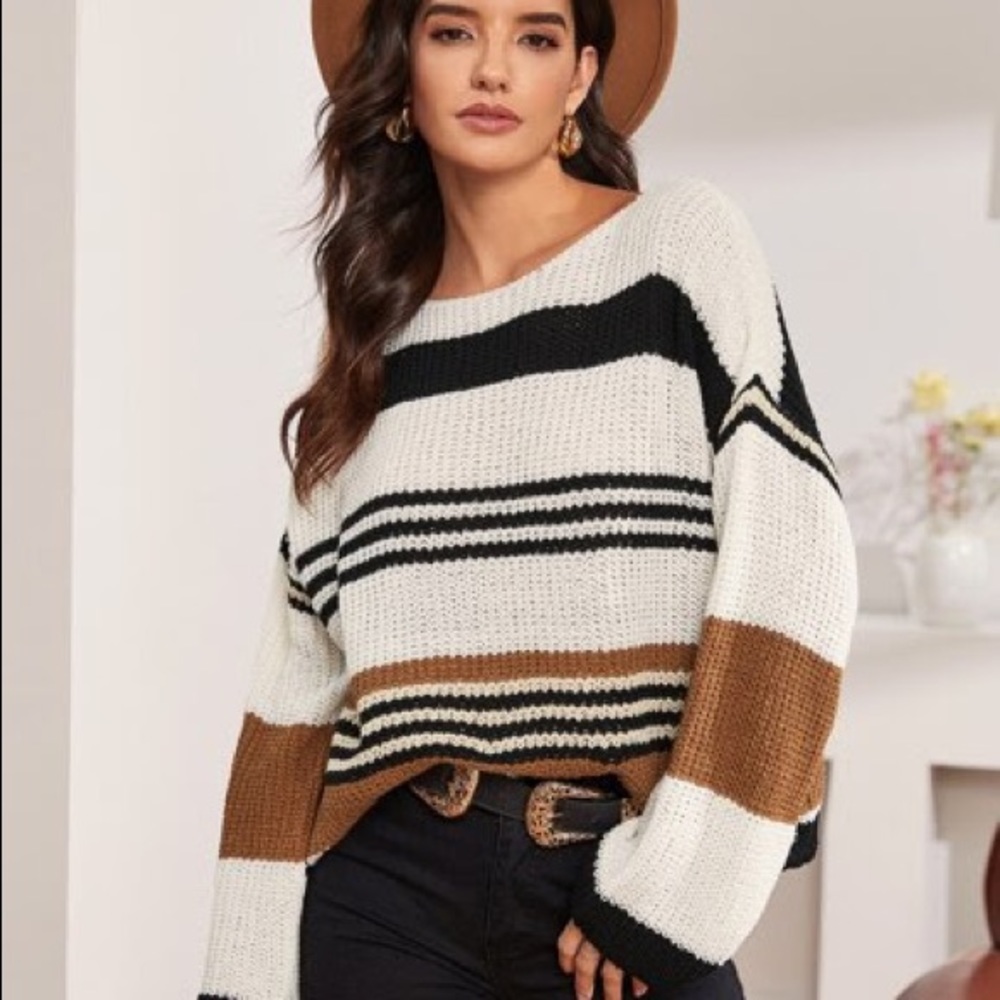 Boxy Knit Sweater